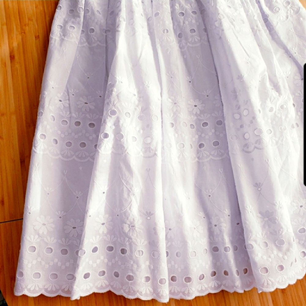 NWT Kate Spade eyelet lace dress Pretty fit & flare white eyelet dress - Picture 5 of 6